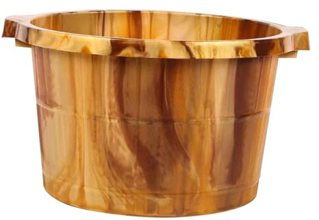 Sharplace Vasca per pediluvio a botte, robusta, per adulti, comoda e pratica, per pedicure, hotel, casa, SPA, vasca per pediluvio