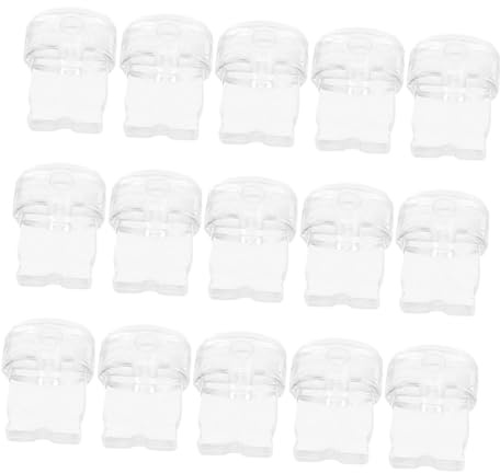 FUTUREORYY 20pcs Transparent Charging Port Dustproof Plugs for Mobile Phones PVC Protective Covers Compatible with Lightning Ports Minimalist Design Grime Stoppers