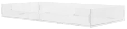 Hoement Funda Antipolvo para Teclado Mecánico Acrílico Transparente Rígido, Tamaño 47 X 17 X 5 Cm, Cubierta Protectora para Teclado de PC de Escritorio, Uso en Oficina y Gaming