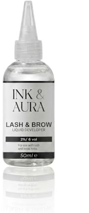 INK & AURA Tint Professional Eyelash & Eyebrow Tint - Tint & Developer or Developer Only - (Developer ONLY)