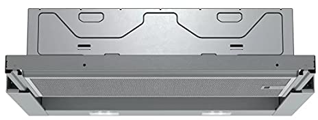 Siemens LI64LA521 iQ100 Flachschirmhaube / LED-Beleuchtung / Angenehm leiser Motor, Silbermetallic