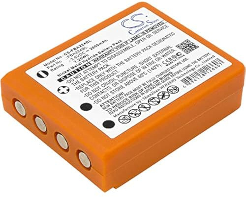 TCTK Akku 2000mAh Kompatibel mit [HBC] Radiomatic Keynote, Radiomatic Linus 4, Micron 4, Micron 5, 6, 7, Patrol D, Radiomat FBA