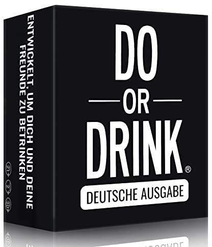 Do or Drink Deutsche Ausgabe - Trinkspiel aus den USA - EIN Saufspiel das auf keinem Festival