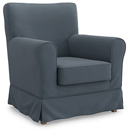 FMCTL Jennylund Stuhlbezug, Ersatz für IKEA Ektorp Jennylund Stuhlbezug, Jennylund Sesselbezug, nur Schonbezug (Titangrau)