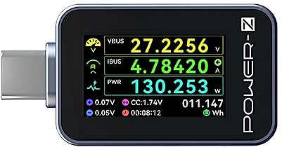 ChargerLAB Power-Z C240 Portable USB-C Tester, Digital Power Meter, Supports up to 240W and PD3.1 QC5.0, for USB-C Phones, Laptops, Chargers and More