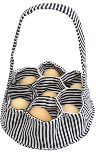 Cesta De Huevos Para Huevos Frescos, Bolsas De Tela Para Recoger Huevos Con 7 Bolsas, Bolsa Portátil Para Huevos, Para Pollo, Gallina, Pato, Huevos De Ganso, Jardín Familiar, Granjas, Cesta Para