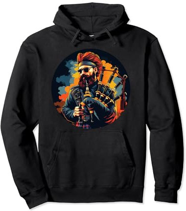 Lustiges Dudelsack-Kostüm Pullover Hoodie