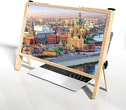 AMeLL Große Laptop-Bildschirmlupe, HD-Computer, Telefon, Bildschirmverstärker, Bildschirmerweiterung, tragbare 3D-Lupe für Senioren