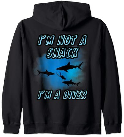 Tauchen mit Haien Haitauchen Haitaucher shark diving Kapuzenjacke