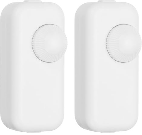 PATIKIL Interruttore A Filo Per Lampada, 2pcs Dimmer Rotativo Controllo Luminosità LED Interruttore Cavo Sostituzione Per Lampada Da Tavolo Da Terra Illuminazione A Sospensione, Bianco