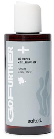 salted. Klärendes Mizellenwasser | 150 ml | Entfernt Talg und Schmutz | Bekämpft Pickel und Unreinheiten | Gesichtswasser mit Salicylsäure und Zink PCA | Für ölige und Mischhaut | Parfümfrei | Vegan