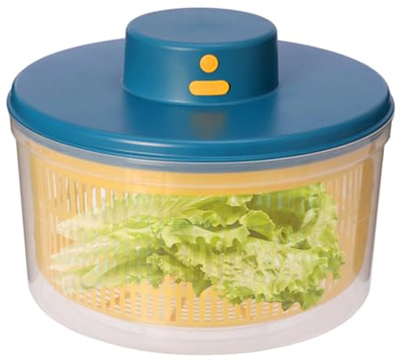 Striscione elettrico per insalata rotante per insalate, frutta e verdura, centrifuga per insalata di grande capacità, centrifuga elettrica per insalata con ricarica USB, per Mad