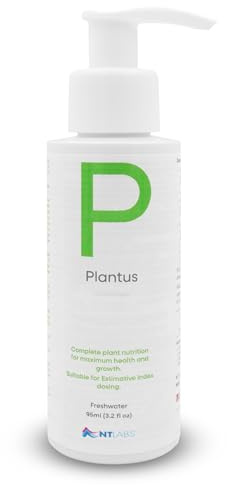 NT Labs Plantus Aquarium Plant Fertiliser (95ml Treats 2714L) | Nutrient rich plant nutrition. Ideal for aquascaping & estimative index dosing. Safe for all freshwater aquarium setups.