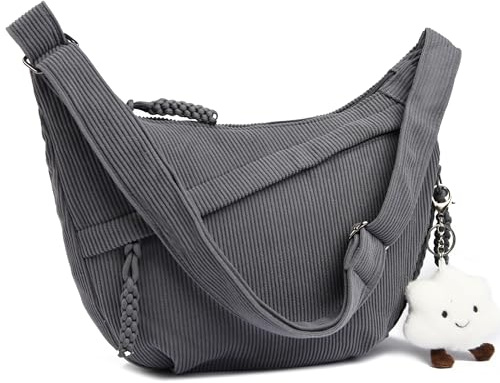 Micmores Umhängetasche Damen Halbmond Crossbody Bag Verstellbare SchultertascheIdeal für Arbeit Reisen Uni