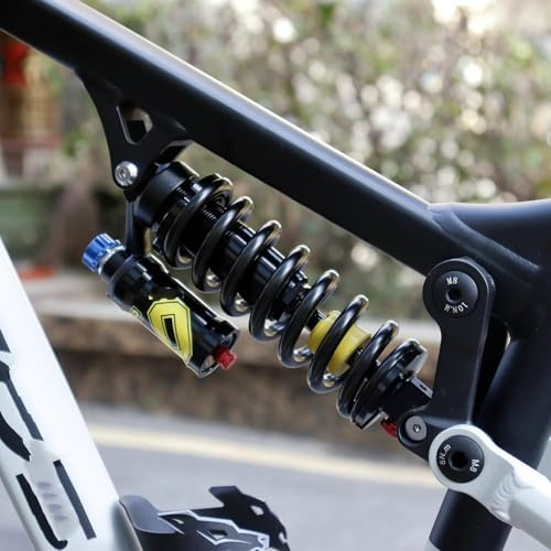 WSUMKH Ammortizzatori ad Aria per AM/per FR/DH/MTB Ammortizzatore Posteriore Mountain Bike Molla da 550 Libbre Ammortizzatore Coda Morbida 190Mm/210/230Mm(230-70mm)