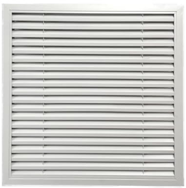 Metal Grille Radiator Covers for Home, White Shield Wall Shelf, Embedded Design for Bedroom and Living Room Installation