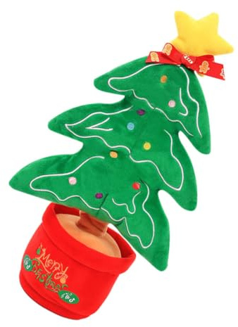 PAMINGONO Dansant et Chantant avec Coton PP de en Peluche Courte Décoration Lumineuse Festive pour Événements et Présents de