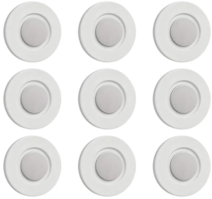 Soporte de control remoto de pared, 9 unidades, soporte magnético para mando a distancia, sin agujeros, fuerte soporte magnético para TV, aire acondicionado, ventilador, soporte universal de pared