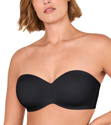 DELIMIRA Soutien Gorge sans Bretelles Invisible | Grande Taille, avec Armature, Minimiseur