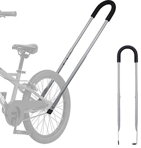 MOLI DEE Children Cycling Bike Safety Trainer Handle Balance Push Bar (Gray-1)