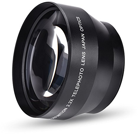 Universal 67mm 2.2X High Definition Telekonverter Teleobjektiv DSLR-Kameras Zubehör