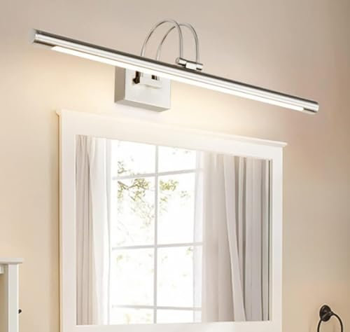 sxysxysxy LED Spiegelleuchte 50CM Europäischen Vintage Badezimmerlampe 9W Neutral weiß 4000K Einstellbar LED Moderne Spiegellicht Badlampe Spiegellampe wasserdichte Schminklicht Spiegelschrank