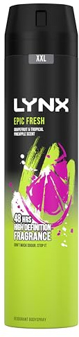 Lynx Epic Fresh Aerosol Body Spray 6x 250 ml
