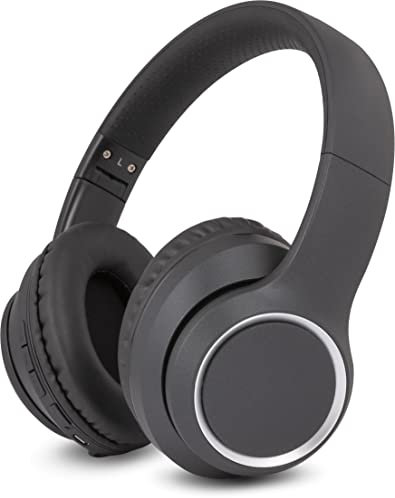Sencor Cuffie Bluetooth senza Fili - 30 ore di autonomia con Microfono Integrato ottimizzato per Chiamate Telefoniche, Google Assistant e Alexa - Ultra Comfort - Nero 710BT