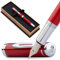 Wordsworth and Black Fountain Pen Mini EDC: Luxury Red Heavy Pocket Pen, Chrome Finish, Medium Nib, 6 Ink Cartridges, Ink Converter, Travel Refillable Writing Pen Gift Set, Men & Women