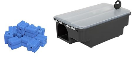 Set economico per il controllo dei topi - 1 scatola di esche per topi e 300 g di veleno per topi - adatto anche per il controllo dei topi - veloce ed efficiente