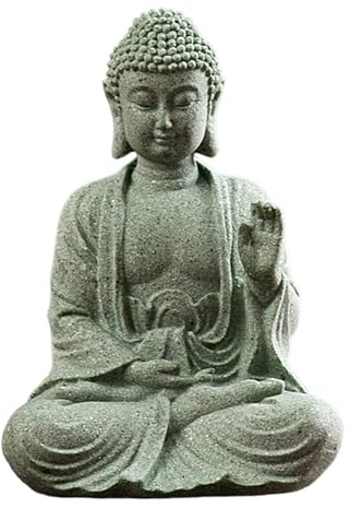 Buddha Statue, Buddha Statue Mini Buddha Buddah Ornament Sandstone Mediation Buddha Meditating Accessories for Zen Garden Style 2 Zen Garden Decor Buddha Decor Little Buddha