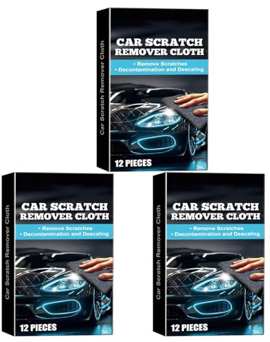 RETUOLWAG Advanced Fabric - Borradores de tela para eliminar arañazos en el coche, 12/36 piezas, elimina arañazos y manchas de agua