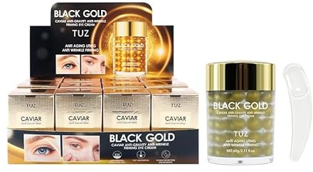 CREMA CONTORNO DE OJOS CAVIAR BLACK GOLD ANTIARRUGAS REAFIRMANTE ANTI ENVEJECIMIENTO ANTIGRAVEDAD (60 GRAMOS) TUZ