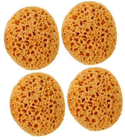 KONTONTY 4pcs Ergonomic Wall Textured Sponge Reusable Drywall Repair Sponge Ceiling Texture for Painting Easy to Clean
