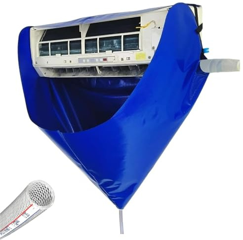 RYRYR Pulitore for condizionatori d'aria a parete, cappa di lavaggio, copertura di pulizia for condizionatori d'aria split, kit di manutenzione for unità AC, HVAC, misura universale, 1 pezzo