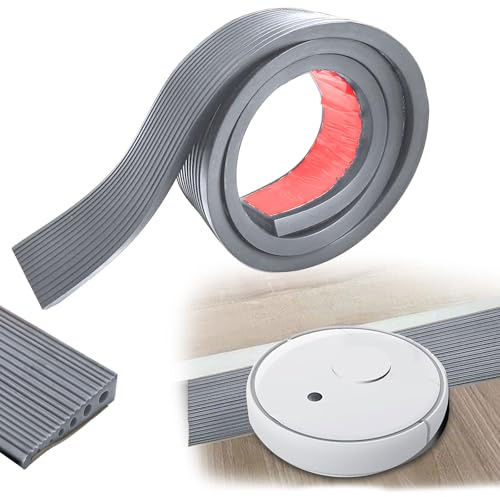 Tröskelramp, dörrtröskelramper, 100 x 10 x 2,5 cm PVC rullstolsramp, halkfri yta, gummiramp uppkörningsramp tröskelramp för rullstol, barnvagn, rullator eller skoter, grå