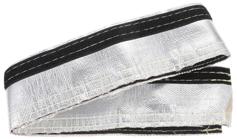 DECORNIJIA Manchon d'Isolation de Fil en Fibre de Verre Gaine Thermique pour Câbles et Faisceaux Électriques Automobile Rouleau 10 Mm Résistant à la Chaleur Protège Conduite de Frein