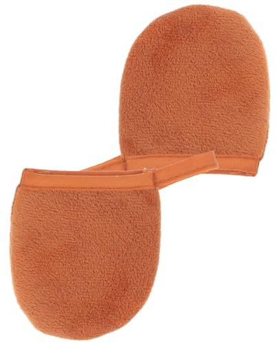 GALPADA 2 Stück-Pack Plüsch Selbstbräunungshandschuhe mit Massagefunktion zum Schnellen Auftragen von Sonnenöl und Abwischen von Überschüssiger Sonnencreme