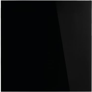 magnetoplan 13401012 Design-Glasboards, magnetisch, 400x400mm, tief-schwarz