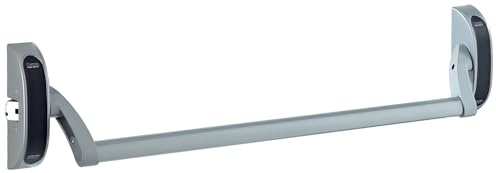 Vachette Barre Anti-Panique Porte Sortie de Secours Bois & Métal - 6810BM - Max 1m Recoupable, Réversible Droite/Gauche - 1 Point de Verrouillage - Résistance Vandalisme et Corrosion - Garantie 10 Ans
