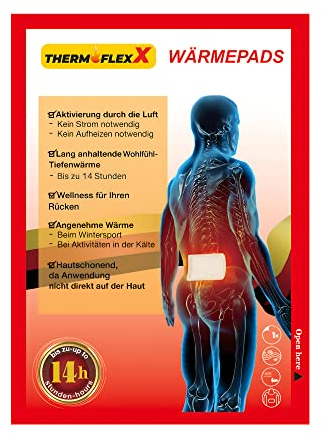 Tiritas térmicas para espalda, cuello, hombros, hasta 12 h de calor profundo, calentadores de espalda, almohadillas térmicas autoadhesivas y listas para usar, 10 unidades