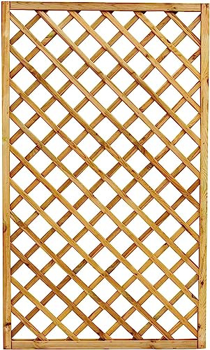 Pannello grigliato modulare Rettangolare Tampico in Legno di Pino impregnato in Autoclave (60x180 cm)