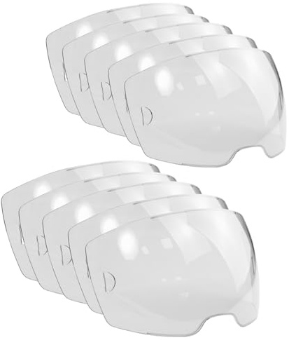 AQBB 10 Stück 0700000802 transparente Frontabdeckungslinse, kompatibel mit Sentinel A50 Schweißhelm, 3,93 x 2,36 Sichtlinse, A50 Schweißmaske, Objektivteile | Transparente Außenschutzabdeckung für Sentinel A50 Schweißen, 10 cm x 6 cm