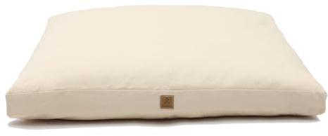 FelizMax Zabuton Meditation Mat (36×28×3) Luxurious Meditation Cushion for Kneeling Sitting Large Floor Pillow Zafu/Bench-Washable Cotton Cover 100% Organic Cotton Filling (White)