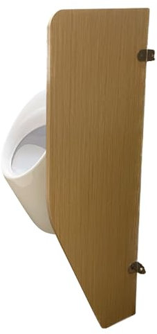 Urinal Partition Divider, Sichtschutz Toiletten Trennwand, Toiletten Trennwand for Büro, Restaurant, Schule, Einkaufszentrum, 90 X 40 CM