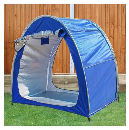 Tente de rangement étanche pour 2/3/4/5 vélos - Abri de moto - Couleur bleue