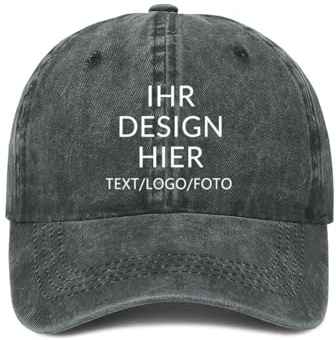 ERICAT personalisiert Cap personalisierte Basecap personalisiertes Baseball Cap mit Foto –selbst gestalten mit Ihrem Logo Kappe, Unisex-Trucker-Kappe Mesh Cap