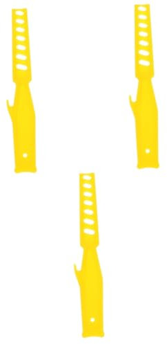 Housoutil 3 Stück Farbrührstab Farbe mischen Farbmischstab Farbrührer für Bohrer Farbmischstäbe Farbrührwerkzeuge Rührstab für Farbe Rührstab aus Kunststoff Plastik Yellow Wiederverwendbar