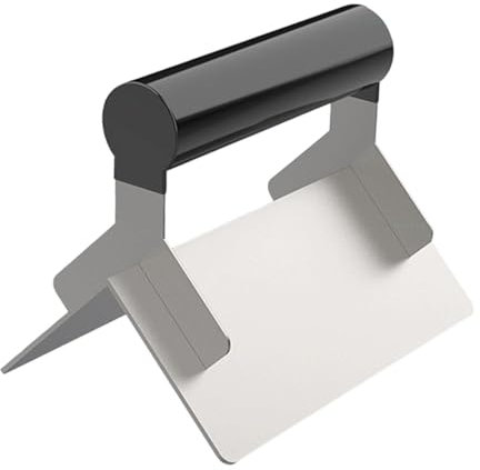Sharplace Cazzuola Angolare per Muratura, Cazzuola di Finitura, Utensile per Cemento, Manico in Gomma, Resistente Alla Ruggine, Bordatore Manuale, Angolo Esterno