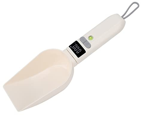Naroote Balance à Cuillère Numérique pour Aliments pour Animaux de Compagnie, Cuillère de Pesée Précise pour Animaux de Compagnie avec 3 Unités de Mesure, à Mesurer électronique de qualité